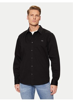 Calvin Klein Jeans Koszula J30J327585 Czarny Slim Fit ze sklepu MODIVO w kategorii Koszule męskie - zdjęcie 181082282