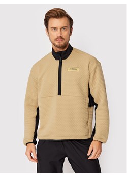 adidas Polar Terrex Hike H51492 Beżowy Regular Fit ze sklepu MODIVO w kategorii Bluzy męskie - zdjęcie 181082323