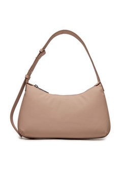 Calvin Klein Torebka Calvin Soft Shoulder Bag K60K612156 Beżowy ze sklepu MODIVO w kategorii Torebki bagietki - zdjęcie 181082341