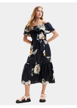 Desigual Sukienka letnia Georgeo 24SWVW02 Czarny Regular Fit ze sklepu MODIVO w kategorii Sukienki - zdjęcie 181082411