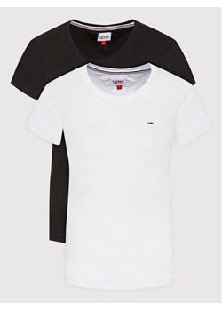 Tommy Jeans Komplet 2 t-shirtów Soft DW0DW11459 Kolorowy Regular Fit ze sklepu MODIVO w kategorii Bluzki damskie - zdjęcie 181082573
