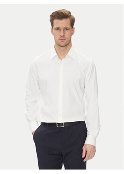 BOSS Koszula P-Hank 50503356 Biały Slim Fit ze sklepu MODIVO w kategorii Koszule męskie - zdjęcie 181082672