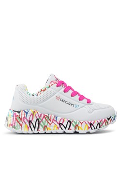 Skechers Sneakersy Lovely Luv 314976L/WMLT Biały ze sklepu MODIVO w kategorii Buty sportowe dziecięce - zdjęcie 181082754