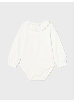 Mayoral Body 125 Écru Regular Fit ze sklepu MODIVO w kategorii Body niemowlęce - zdjęcie 181082911