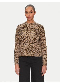 Pieces Sweter Seo 17156343 Brązowy Regular Fit ze sklepu MODIVO w kategorii Swetry damskie - zdjęcie 181083044