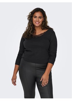 ONLY Carmakoma Bluzka New Kira 15303935 Czarny Regular Fit ze sklepu MODIVO w kategorii Bluzki damskie - zdjęcie 181083091