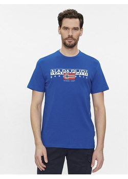 Napapijri T-Shirt S-Aylmer NP0A4HTO Niebieski Regular Fit ze sklepu MODIVO w kategorii T-shirty męskie - zdjęcie 181083170