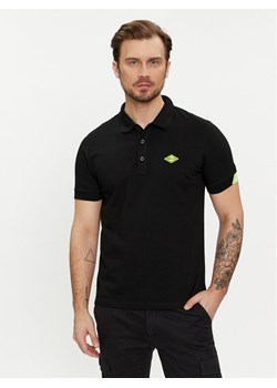 Replay Polo M3540A.000.20623 Czarny Regular Fit ze sklepu MODIVO w kategorii T-shirty męskie - zdjęcie 181083390