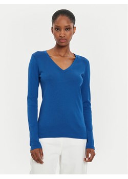 United Colors Of Benetton Bluzka 3GA2E4245 Niebieski Regular Fit ze sklepu MODIVO w kategorii Bluzki damskie - zdjęcie 181083464