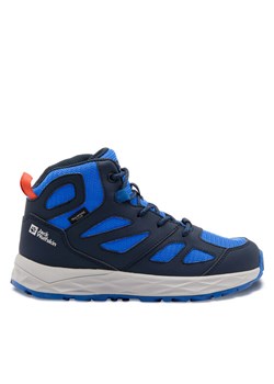 Jack Wolfskin Trekkingi Woodland 2 Texapore Mid K 4059831 Granatowy ze sklepu MODIVO w kategorii Buty trekkingowe dziecięce - zdjęcie 181083610