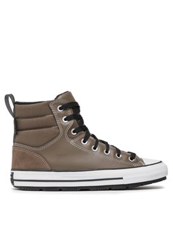 Converse Trampki Chuck Taylor All Star Berkshire Boot A04476C Beżowy ze sklepu MODIVO w kategorii Trampki męskie - zdjęcie 181083614