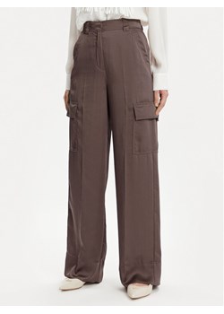 Marella Spodnie materiałowe Khat 2413131131 Brązowy Relaxed Fit ze sklepu MODIVO w kategorii Spodnie damskie - zdjęcie 181083693