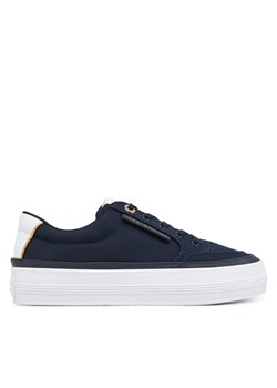 Tommy Hilfiger Sneakersy Essential Vulc Textile Sneaker FW0FW08323 Granatowy ze sklepu MODIVO w kategorii Buty sportowe damskie - zdjęcie 181083712