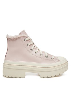 Converse Trampki Chuck Taylor All Star Lugged Heel Sherpa A09346C 662 Różowy ze sklepu MODIVO w kategorii Trampki damskie - zdjęcie 181083822
