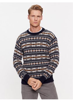 United Colors Of Benetton Sweter 1344K105Y Granatowy Regular Fit - id: 0000303290825 - marki United Colors Of Benetton - 181083850 United Colors Of Benetton Sweter 1344K105Y Granatowy Regular Fit ze sklepu MODIVO w kategorii Swetry męskie - zdjęcie 181083850