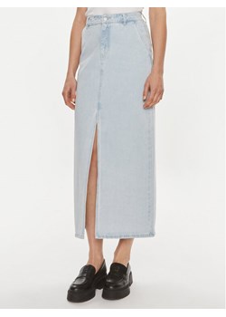 Vila Spódnica jeansowa Kira 14096846 Błękitny Regular Fit ze sklepu MODIVO w kategorii Spódnice - zdjęcie 181083884