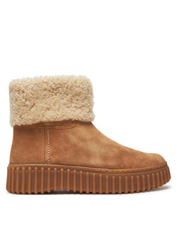 Clarks Botki Torhill Turn 26179563 Brązowy ze sklepu MODIVO w kategorii Botki - zdjęcie 181083892