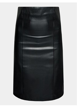 Gina Tricot Sukienka z imitacji skóry 21690 Czarny Slim Fit ze sklepu MODIVO w kategorii Sukienki - zdjęcie 181083942