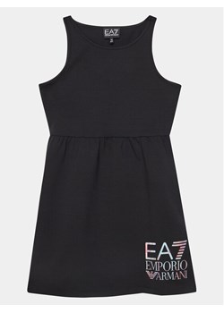EA7 Emporio Armani Sukienka letnia 3DFA54 FJ4SZ 1200 Czarny Regular Fit ze sklepu MODIVO w kategorii Sukienki dziewczęce - zdjęcie 181083990