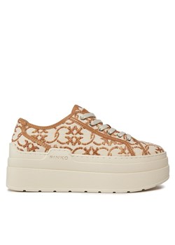 Pinko Sneakersy Greta 04 SS0013 T006 Beżowy ze sklepu MODIVO w kategorii Trampki damskie - zdjęcie 181084003