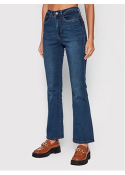 Noisy May Jeansy Sallie 27017557 Granatowy Regular Fit ze sklepu MODIVO w kategorii Jeansy damskie - zdjęcie 181084281