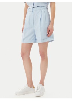 Tommy Hilfiger Szorty materiałowe WW0WW44767 Błękitny Regular Fit ze sklepu MODIVO w kategorii Szorty - zdjęcie 181084310