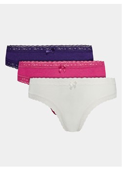 Hunkemöller Komplet 3 par fig brazylijskich 202827 Różowy ze sklepu MODIVO w kategorii Majtki damskie - zdjęcie 181084433