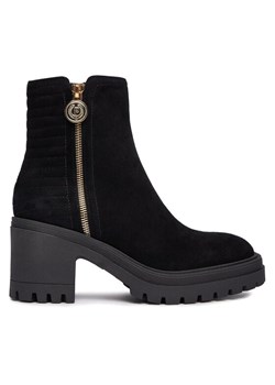 Pollini Botki SA21198G0HTA0000 Czarny ze sklepu MODIVO w kategorii Botki - zdjęcie 181084490