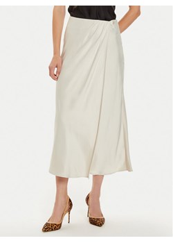 Guess Spódnica midi Anastasia W4BD56 WGIG2 Écru Regular Fit ze sklepu MODIVO w kategorii Spódnice - zdjęcie 181084533