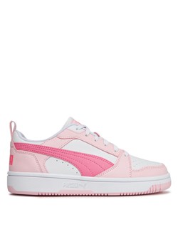 Puma Sneakersy Puma Rebound V6 Lo Jr 393833 08 Biały ze sklepu MODIVO w kategorii Buty sportowe dziecięce - zdjęcie 181084550