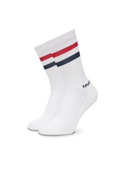 Levi's® Zestaw 2 par wysokich skarpet męskich 37157-1097 Biały ze sklepu MODIVO w kategorii Skarpetki męskie - zdjęcie 181084551