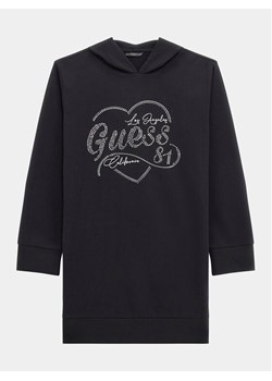Guess Sukienka codzienna J4RK28 KA6R4 Czarny Regular Fit ze sklepu MODIVO w kategorii Sukienki dziewczęce - zdjęcie 181084643