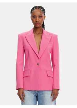Versace Jeans Couture Marynarka 78HAQ702 Różowy Slim Fit - id: 0000305211736 - marki Versace Jeans - 181084724 Versace Jeans Couture Marynarka 78HAQ702 Różowy Slim Fit ze sklepu MODIVO w kategorii Marynarki damskie - zdjęcie 181084724