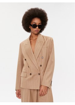 Boss Marynarka Jesona 50501964 Beżowy Oversize ze sklepu MODIVO w kategorii Marynarki damskie - zdjęcie 181084733