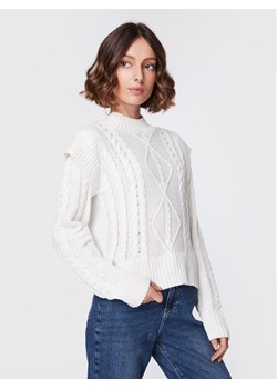 Brave Soul Sweter LK-248MAGGIE Écru Regular Fit ze sklepu MODIVO w kategorii Swetry damskie - zdjęcie 181084800