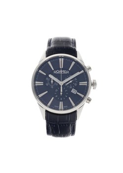 Roamer Zegarek Superior Chrono 508837 41 40 05 Granatowy ze sklepu MODIVO w kategorii Zegarki - zdjęcie 181085031