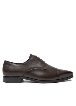 BOSS Półbuty Theon 50529257 10247993 01 Brązowy ze sklepu MODIVO w kategorii Buty eleganckie męskie - zdjęcie 181085040