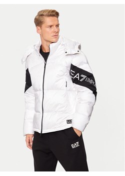 EA7 Emporio Armani Kurtka puchowa 6DPB33 PNEOZ 1100 Biały Regular Fit ze sklepu MODIVO w kategorii Kurtki męskie - zdjęcie 181085082