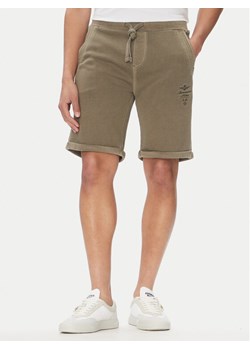 Aeronautica Militare Szorty sportowe 251BF016F583 Khaki Regular Fit ze sklepu MODIVO w kategorii Spodenki męskie - zdjęcie 181085262