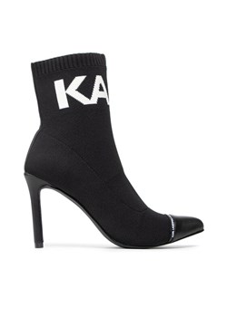 KARL LAGERFELD Botki KL31361A Czarny ze sklepu MODIVO w kategorii Botki - zdjęcie 181085343