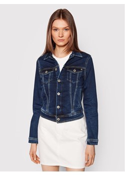 Pepe Jeans Kurtka jeansowa GYMDIGO Core PL402052 Granatowy Regular Fit ze sklepu MODIVO w kategorii Kurtki damskie - zdjęcie 181085352