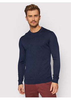 Selected Homme Sweter Town 16079772 Granatowy Regular Fit ze sklepu MODIVO w kategorii Swetry męskie - zdjęcie 181085440