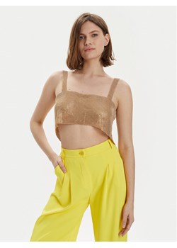 Gaudi Top 411FD44003 Złoty Regular Fit ze sklepu MODIVO w kategorii Bluzki damskie - zdjęcie 181085471