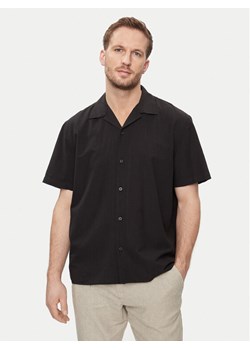 Selected Homme Koszula New Linen 16092978 Czarny Relaxed Fit ze sklepu MODIVO w kategorii Koszule męskie - zdjęcie 181085533