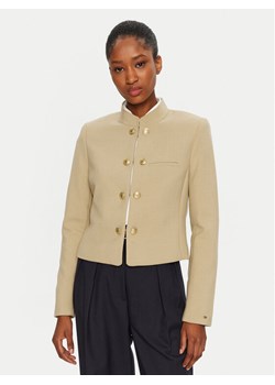 Tommy Hilfiger Marynarka WW0WW44607 Beżowy Regular Fit ze sklepu MODIVO w kategorii Marynarki damskie - zdjęcie 181085574