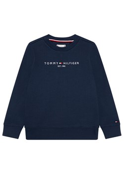 Tommy Hilfiger Bluza Essential Sweatshirt KS0KS00212 Granatowy Regular Fit ze sklepu MODIVO w kategorii Bluzy chłopięce - zdjęcie 181085582
