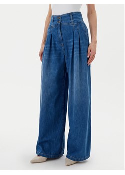 TWINSET Jeansy 251TP2611 Niebieski Wide Leg ze sklepu MODIVO w kategorii Jeansy damskie - zdjęcie 181085604