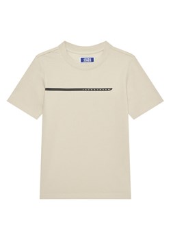 Jack&Jones Junior T-Shirt Fusion 12274610 Beżowy Regular Fit ze sklepu MODIVO w kategorii T-shirty chłopięce - zdjęcie 181085651