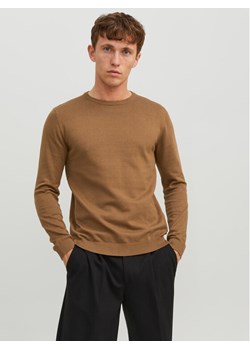 Jack&Jones Sweter 12137190 Brązowy Regular Fit ze sklepu MODIVO w kategorii Swetry męskie - zdjęcie 181085682