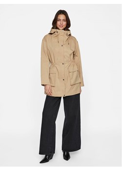 Vila Parka Kahara 14089615 Beżowy Regular Fit ze sklepu MODIVO w kategorii Parki damskie - zdjęcie 181085763